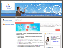 Tablet Screenshot of elia-medical.com